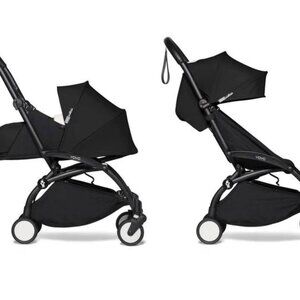 Stokke Babyzen YoYo travel stroller with newborn pack, rain cover and cup holder